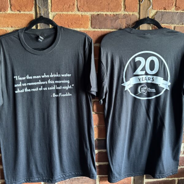 Moon Hill Tee with 20 Year Anniversary Logo - Unisex