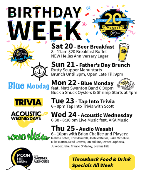 Ale House 20th Birthday Events