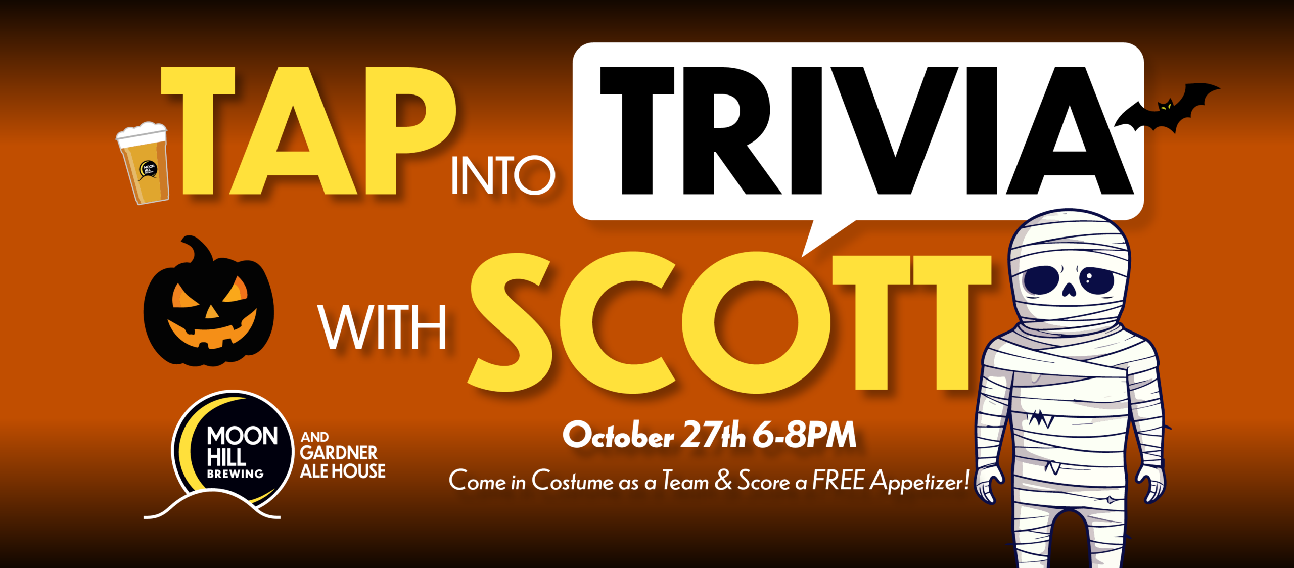 🎃👻 TAP INTO TRIVIA WITH SCOTT: HALLOWEEN EDITION! 🍻🦇