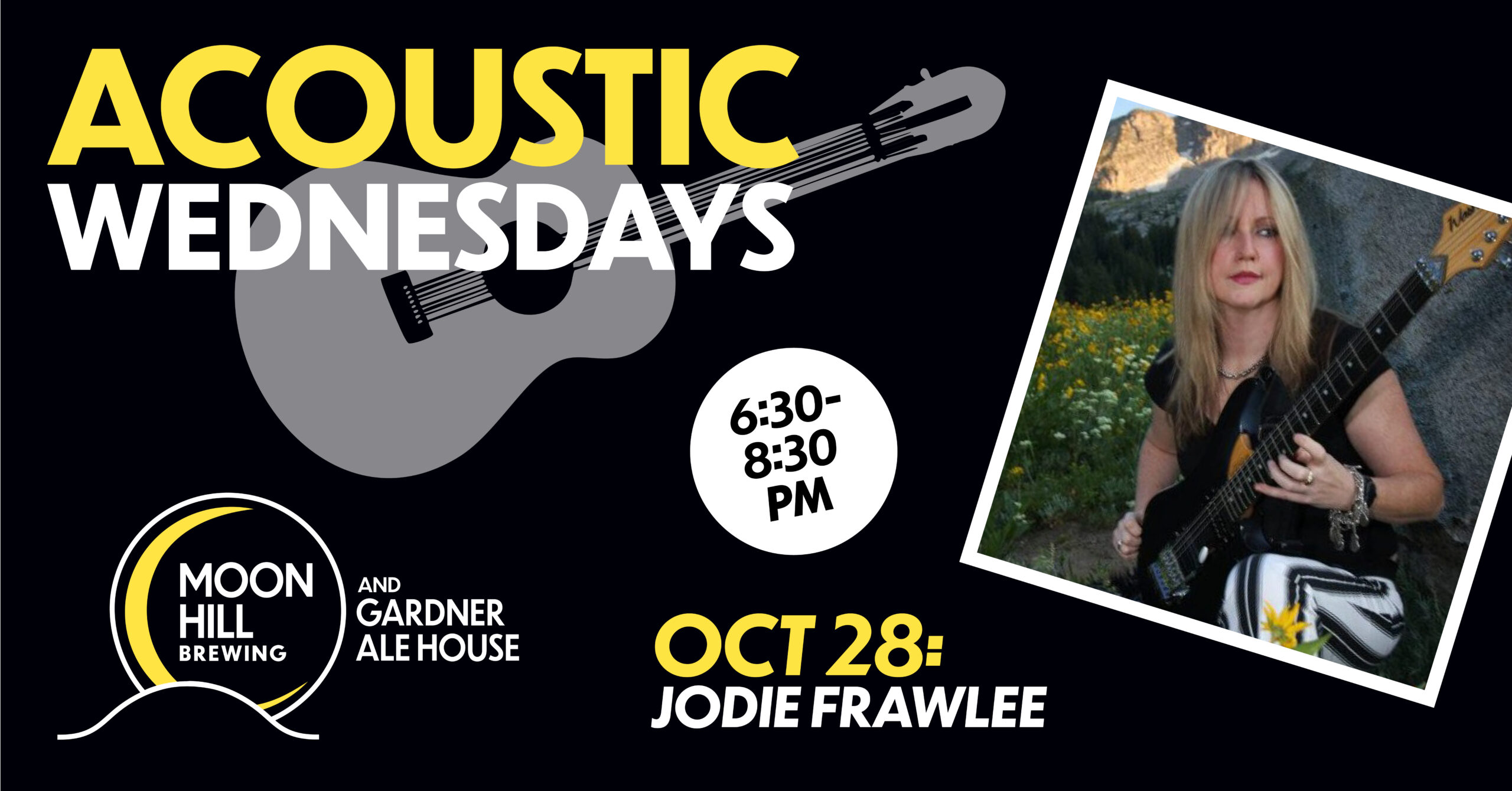 Jodie Frawlee | Acoustic Wednesdays | Moon Hill Brewing and Gardner Ale House